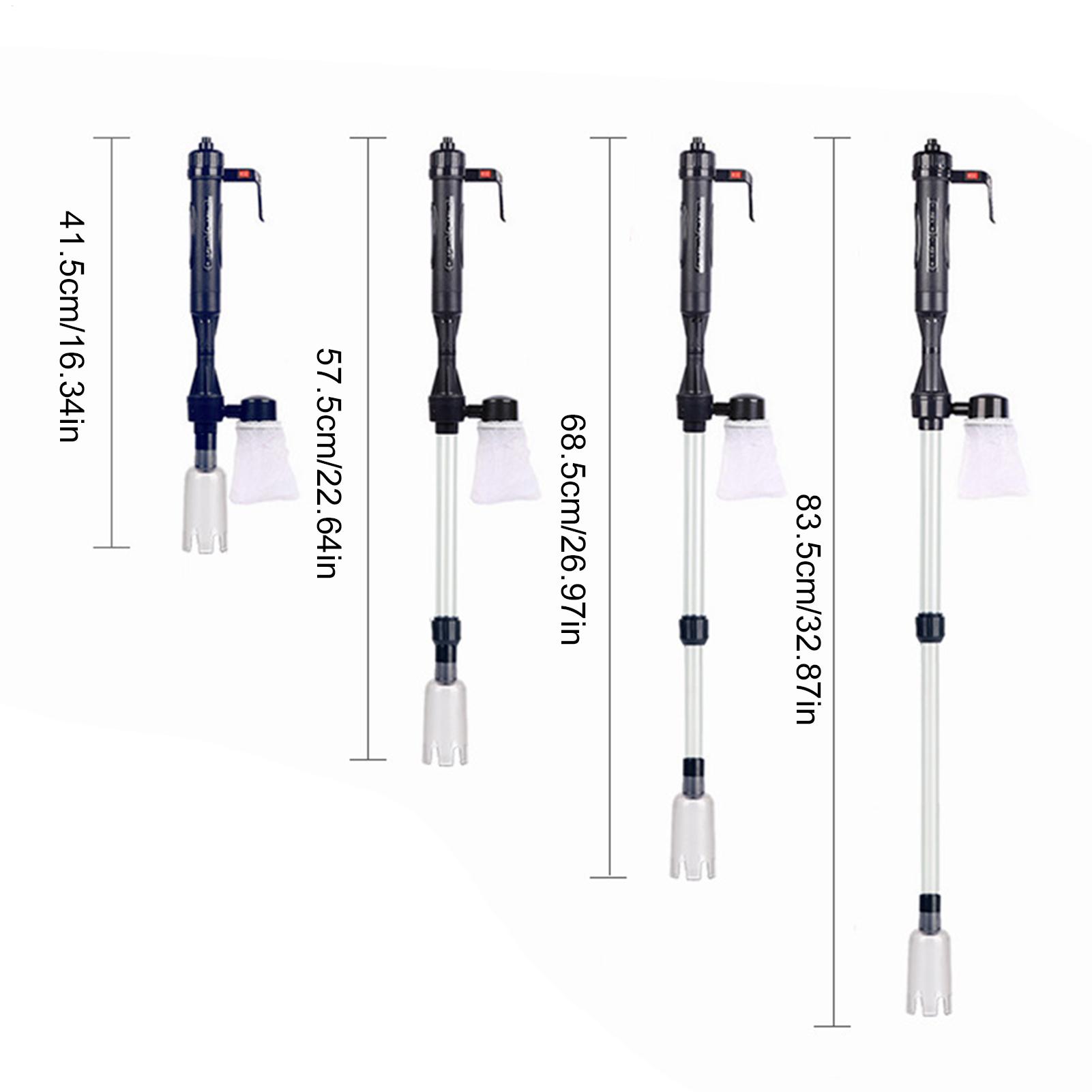 Gravel Vacuum Cleaner - Electric Aquarium Gravel Cleaner USB Powered