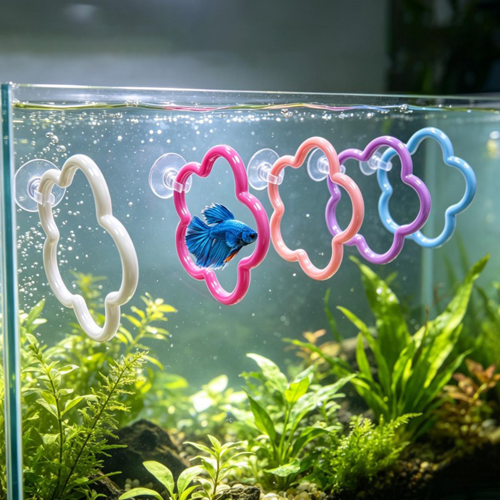 Aquarium Fish Betta - Betta Fish Toys 5 Pieces Colorful