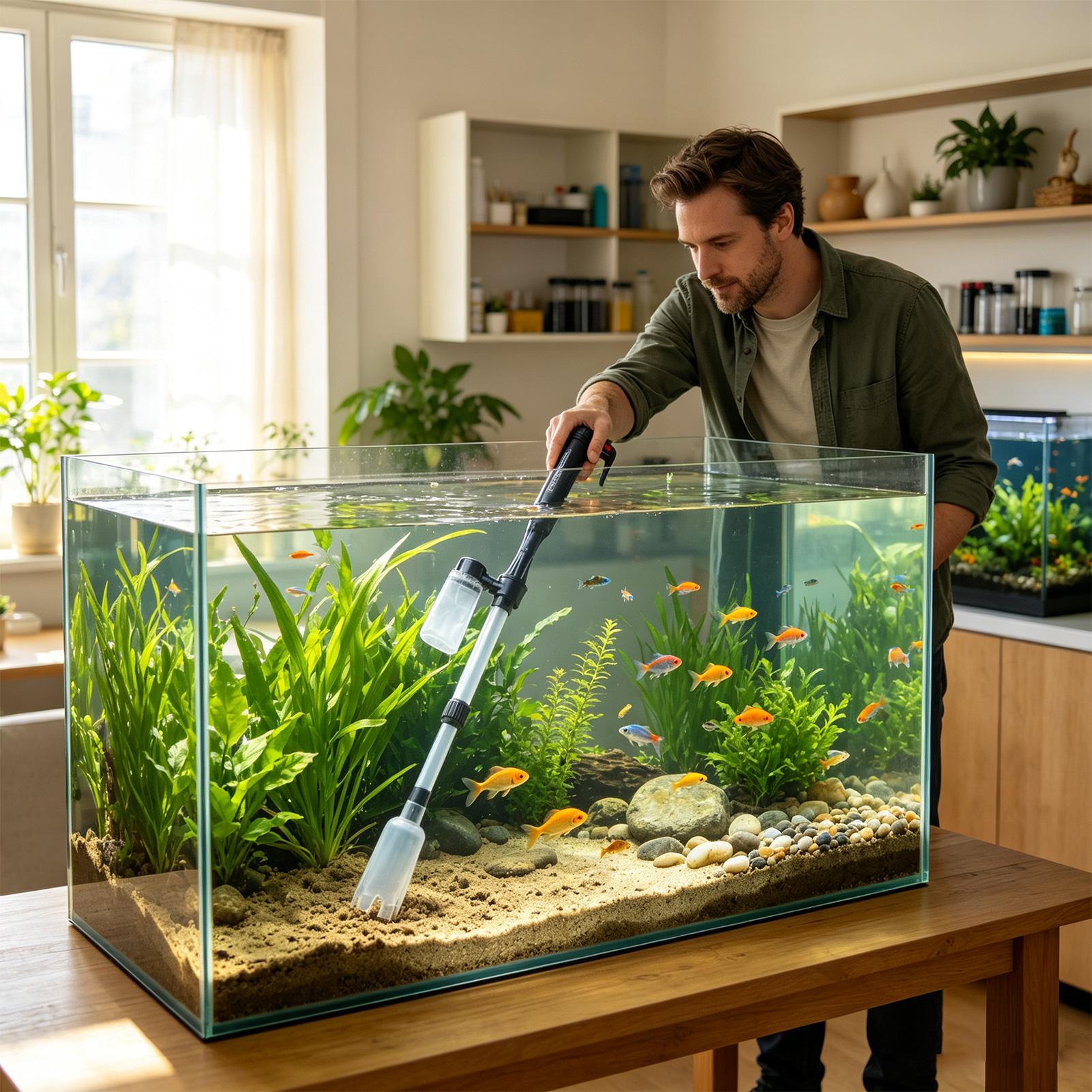 3 in 1 Aquarium Vacuum Gravel  - огляд і ціна Gravel Vacuum Cleaner