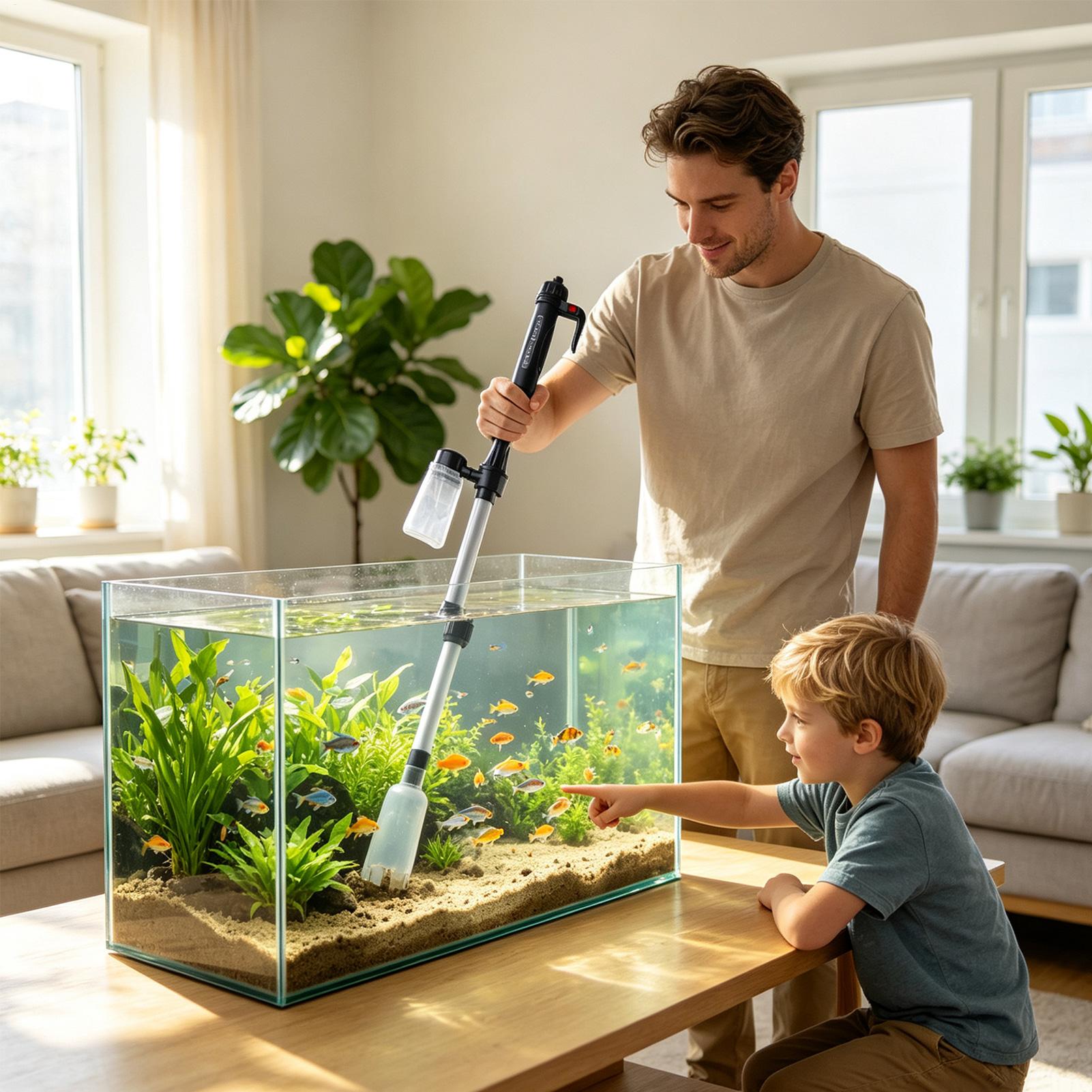 3 in 1 Aquarium Vacuum Gravel  - огляд і ціна Gravel Vacuum Cleaner