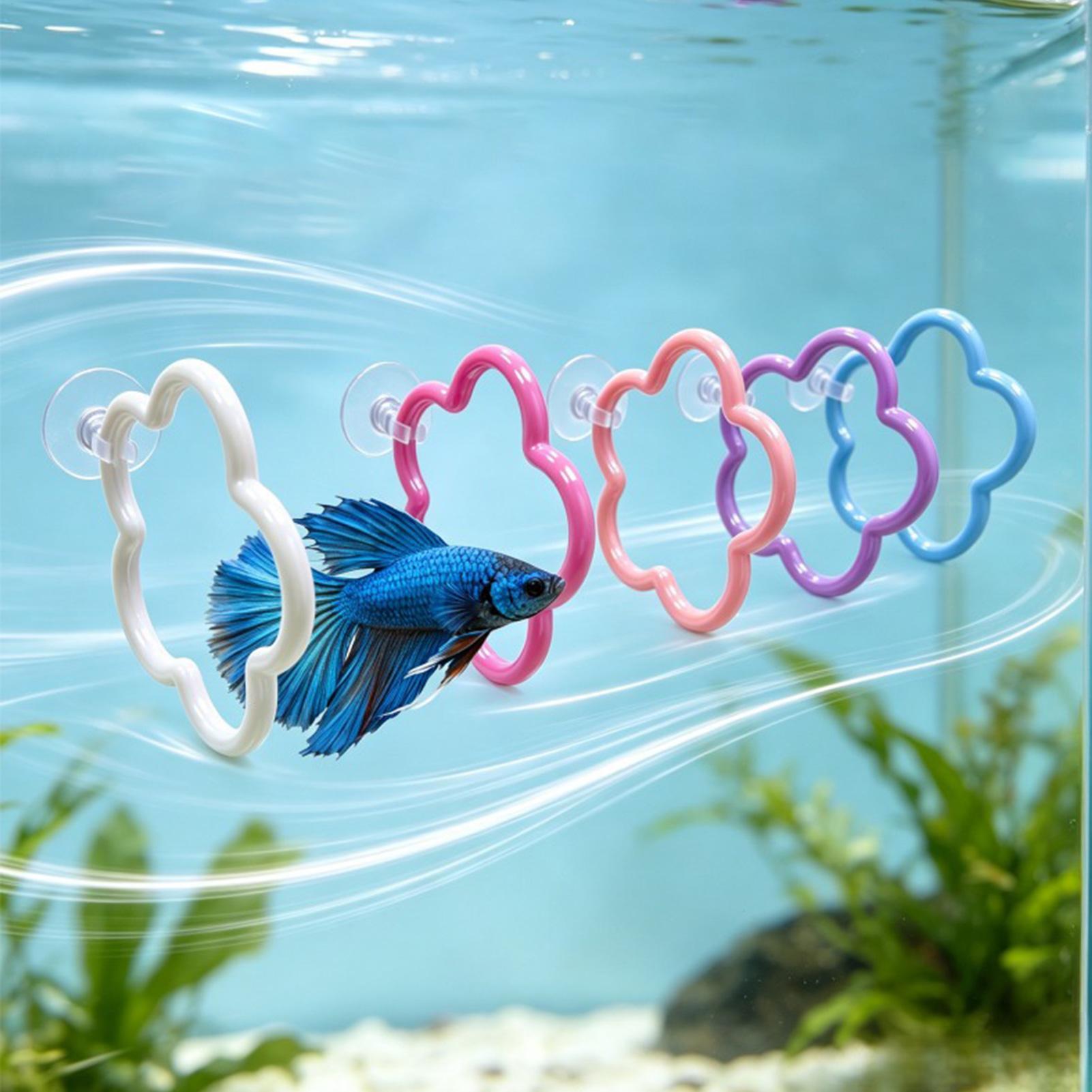 Betta Fish Toys 5 Pieces Color - огляд і ціна Aquarium Fish Betta