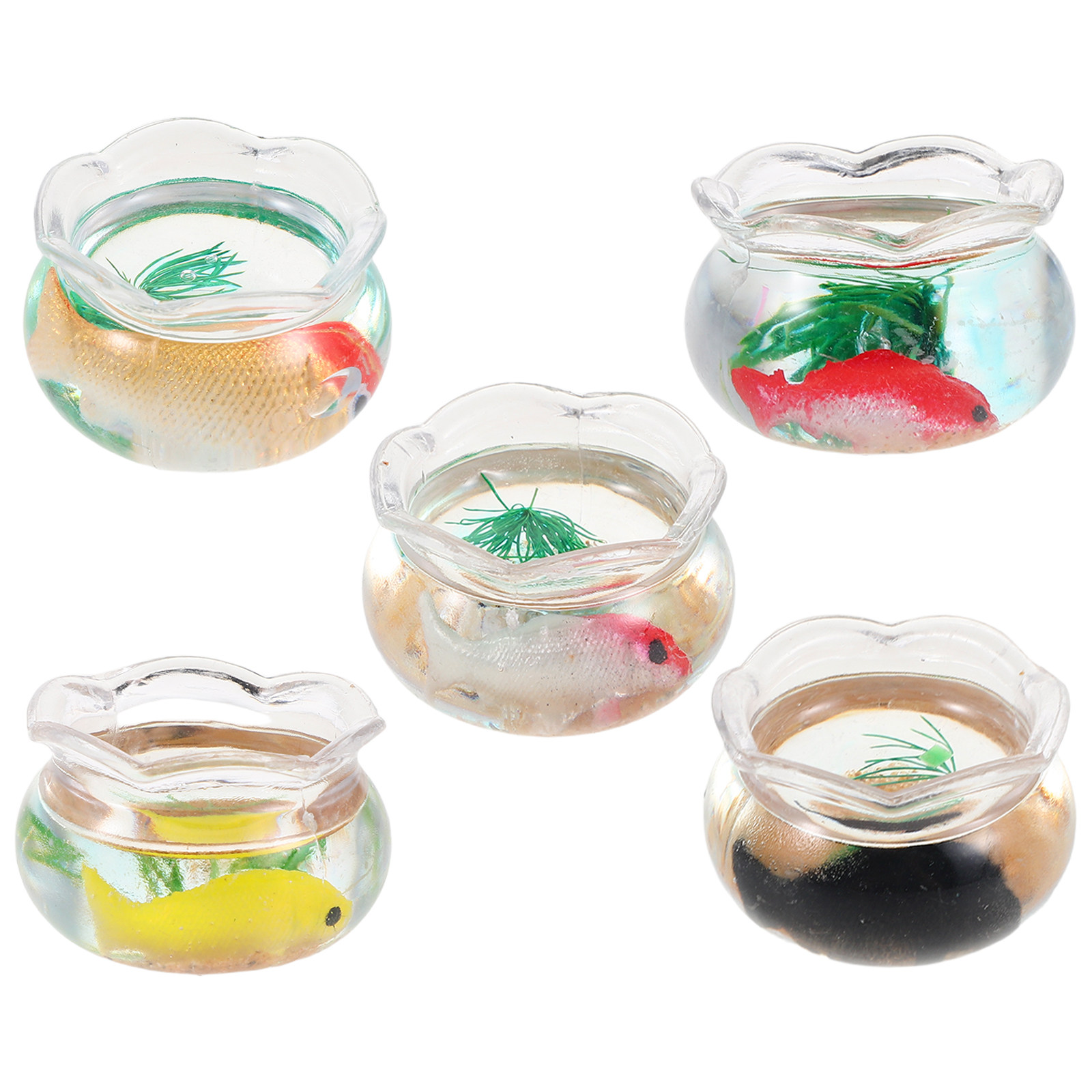 5Pcs Mini Fish Aquarium Realis - огляд і ціна Aquarium Fish Goldfish
