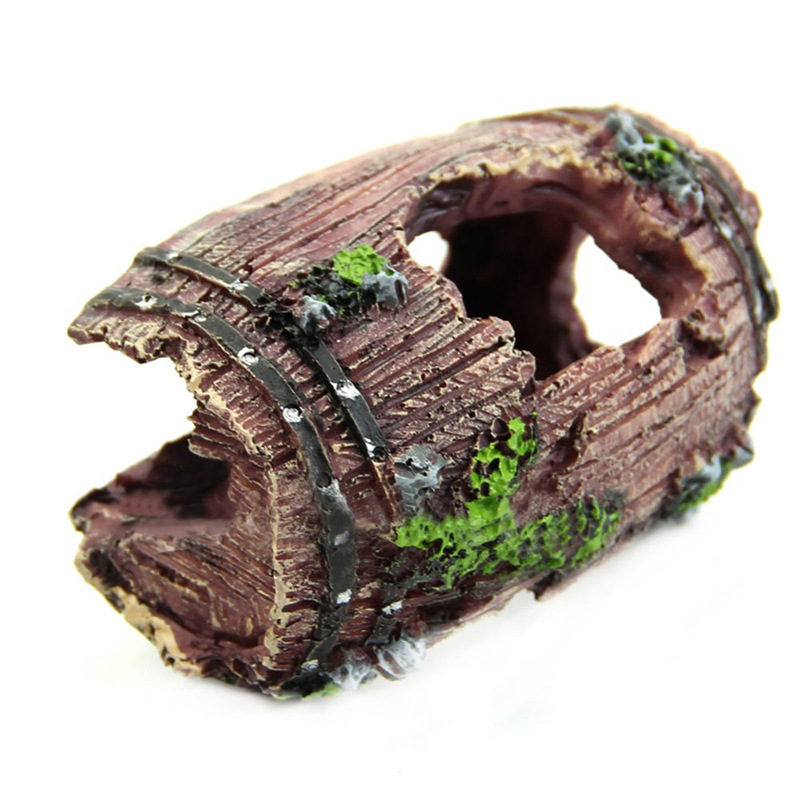 Aquarium Artificial Barrel Cav - огляд і ціна Aquarium Fish Hiding Places