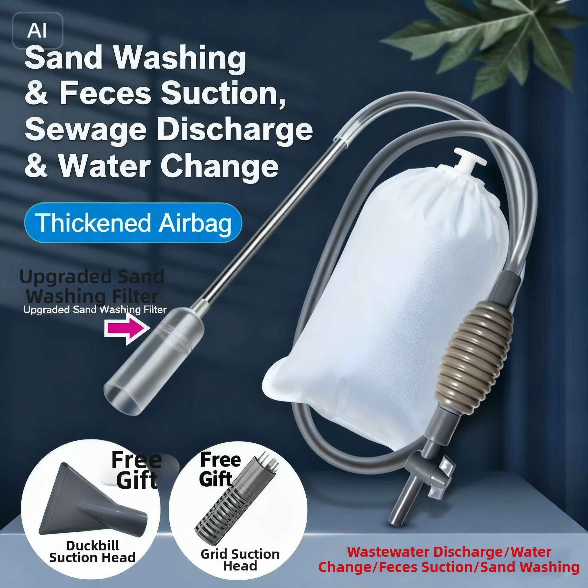 Aquarium Water Changer Siphon  - огляд і ціна Gravel Vacuum Cleaner