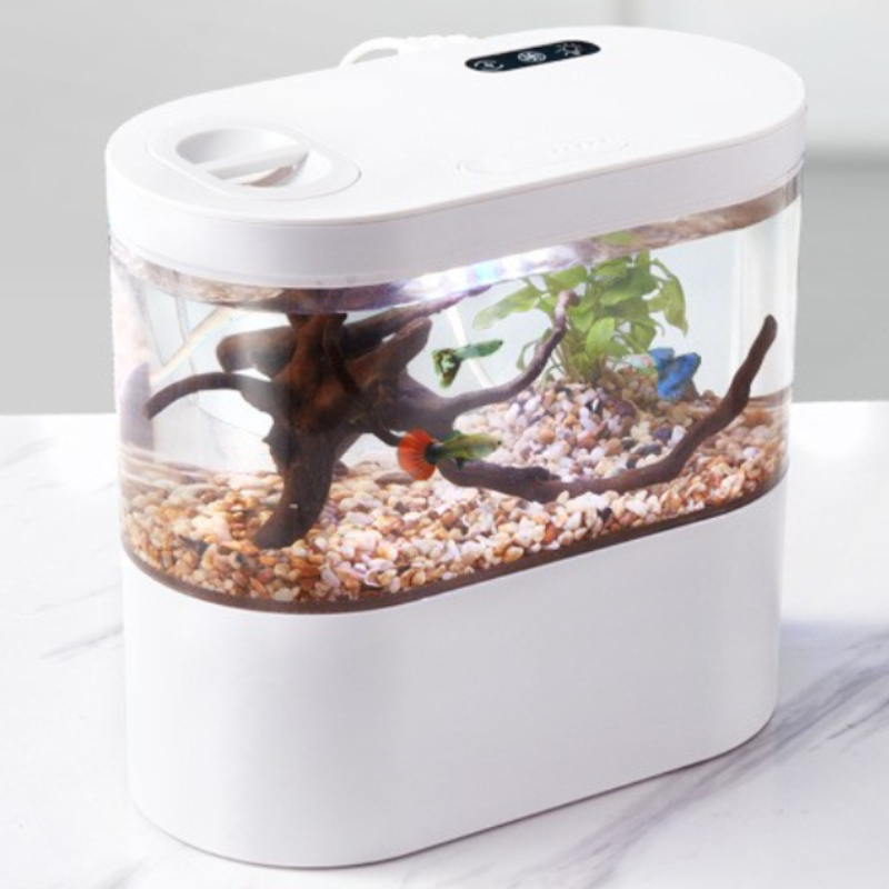 Creative Mini Desktop Fish Tan - огляд і ціна Aquarium Fish Betta