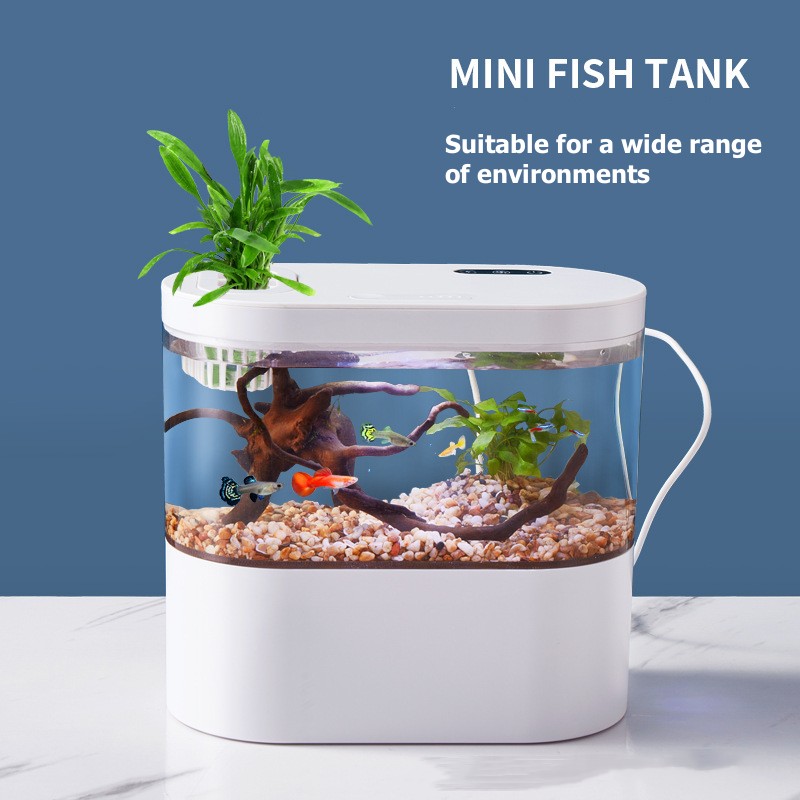 Creative Mini Desktop Fish Tan - огляд і ціна Aquarium Fish Betta