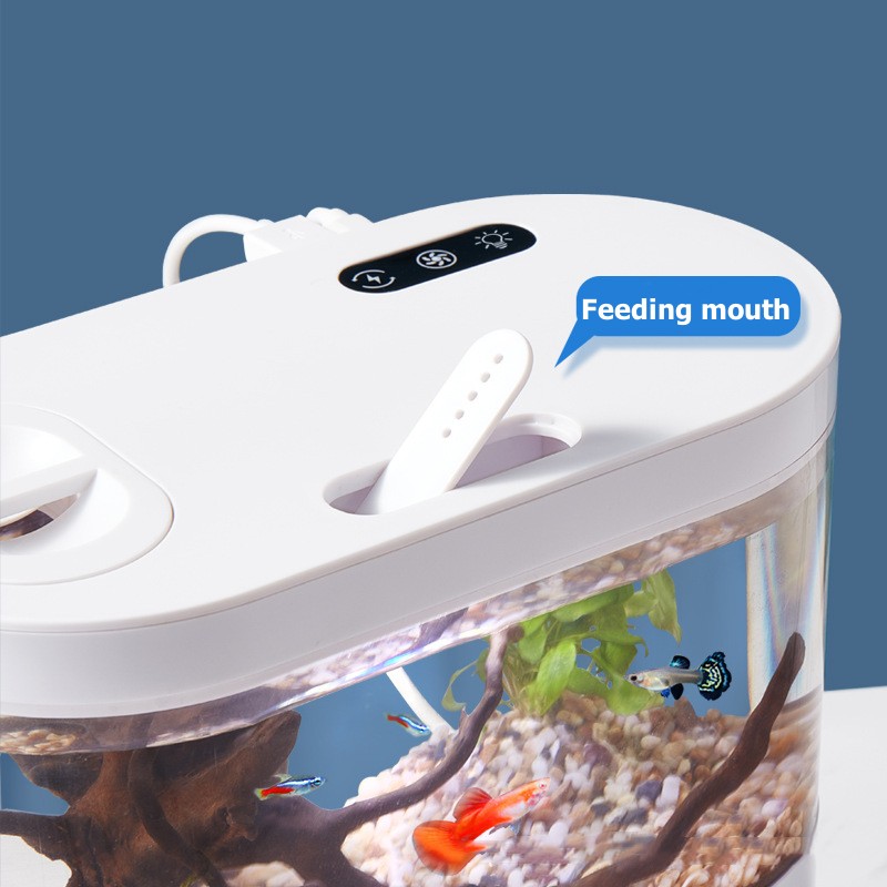 Creative Mini Desktop Fish Tan - огляд і ціна Aquarium Fish Betta