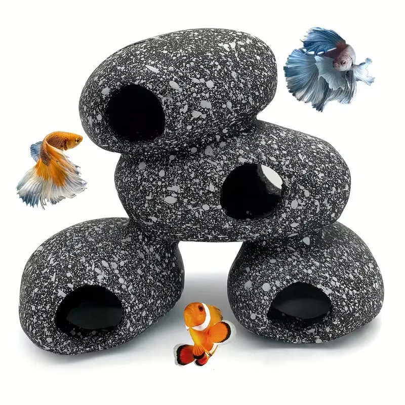 1/2Pcs Aquarium Cichlid Stone  - огляд і ціна Aquarium Fish Hiding Places